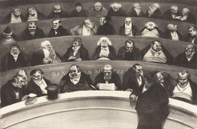 The Legislative Belly by Honoré Daumier Victorin